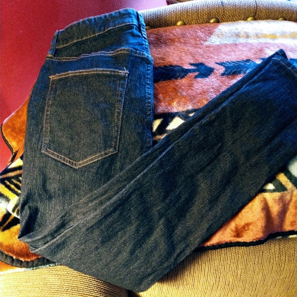 Denim dark blue skinny jeans